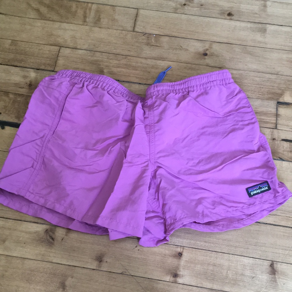 Purple Patagonia shorts